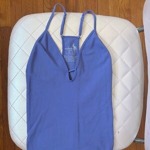 Free People Blue/Purple Bodysuit